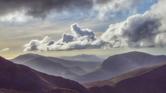 'The Mountain Range', From The Top Of Wales, Snowdon Snowdon (November 2019)